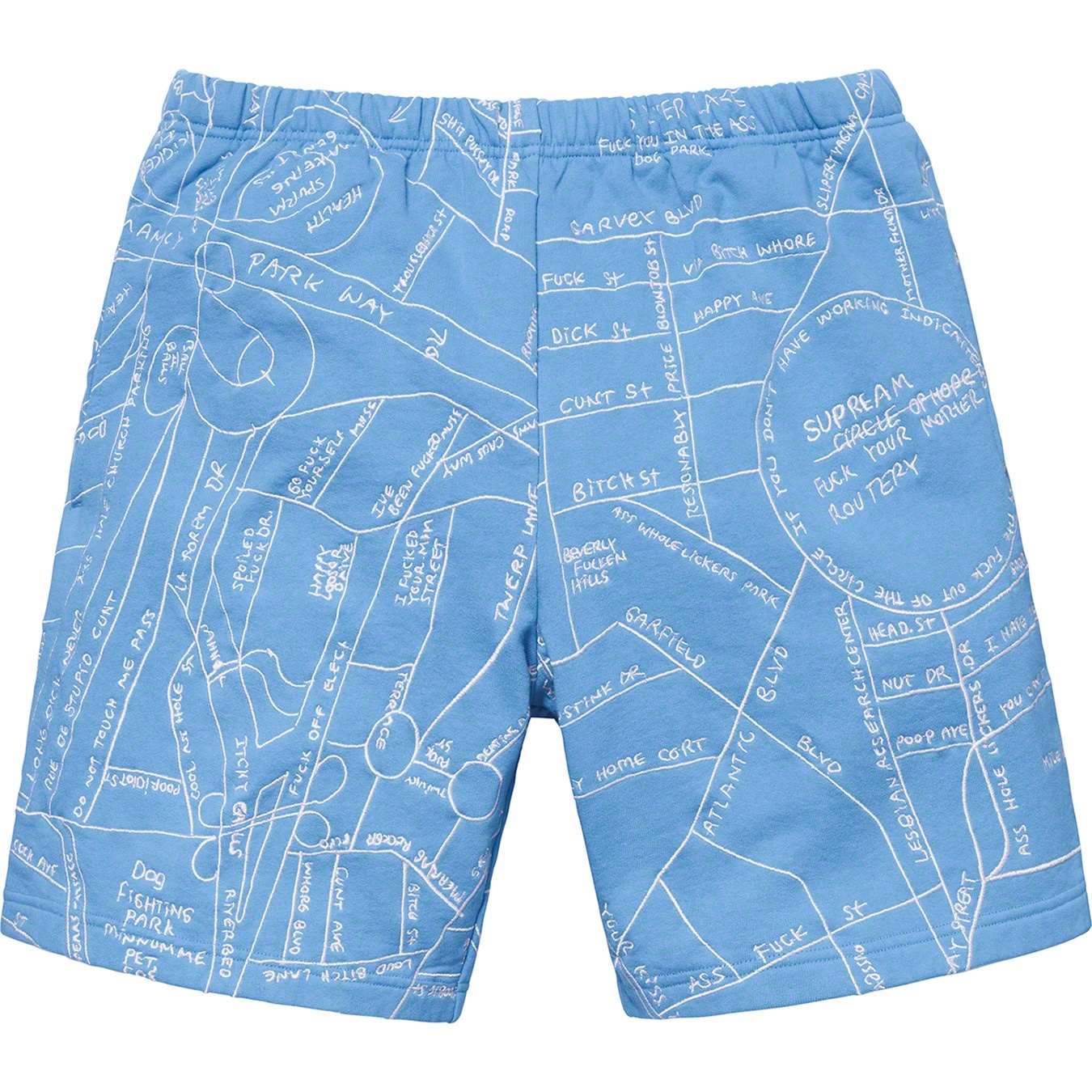 Gonz Embroidered Map Sweatshort view 7